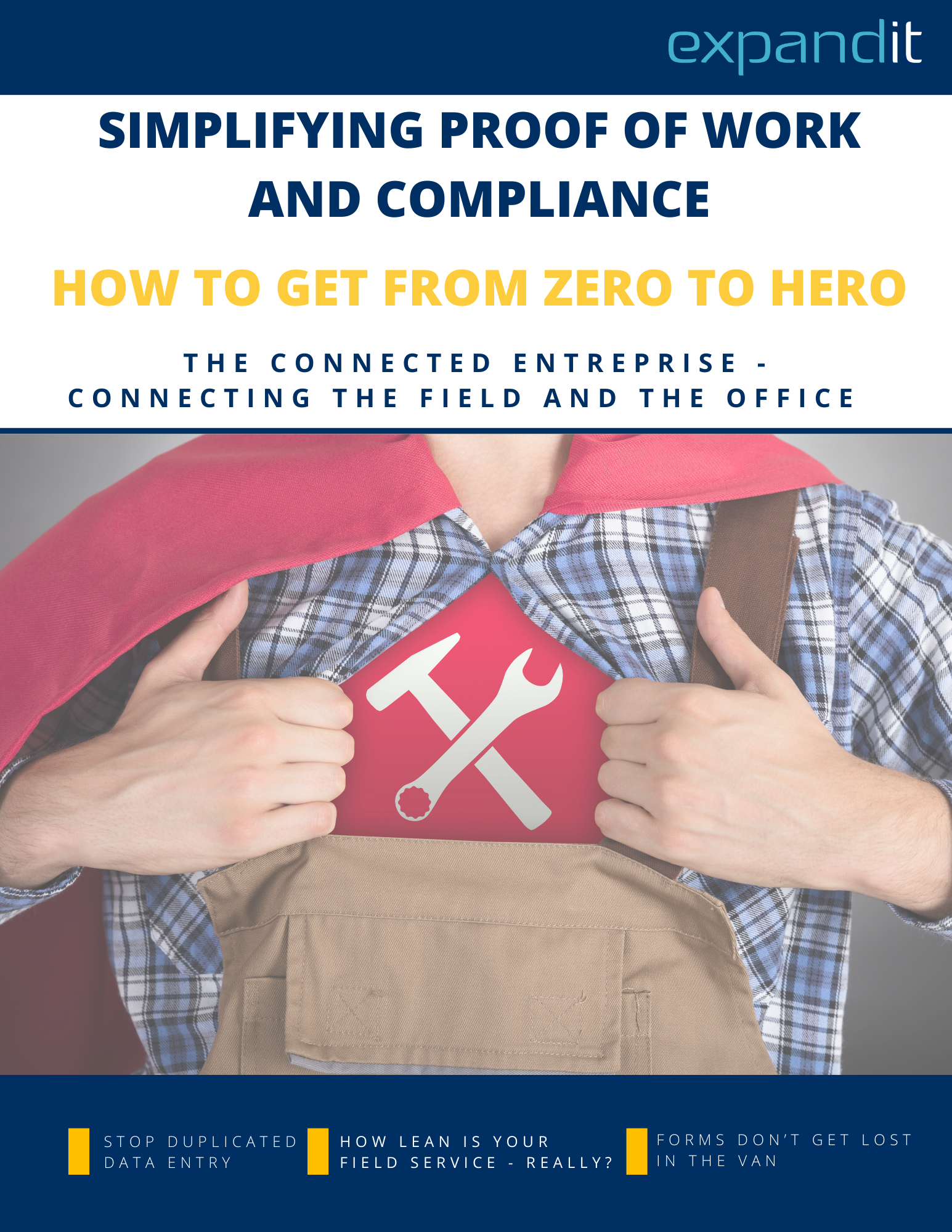 Field Service Management - proof of work and compliance cover